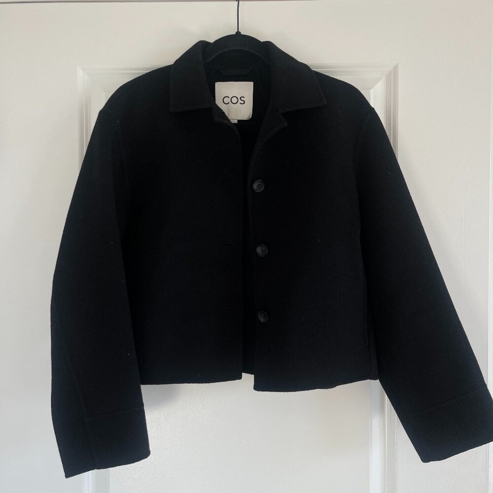 Cos Short Double-Faced Wool Jacket — XS